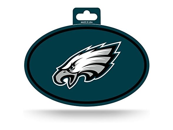 Philadelphia Eagles Team Logo Oval Sticker