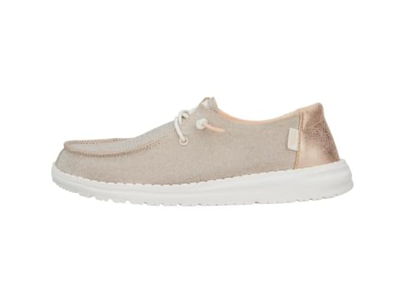 Hey Dude Wendy Metallic Sparkle Women's Shoes (38)