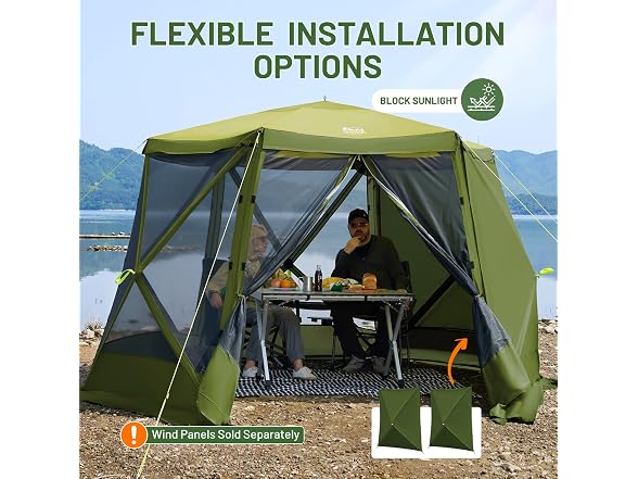 Timber Ridge Green Pop Up Canopy Tent