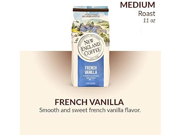 New England Coffee French Vanilla Medium Roast