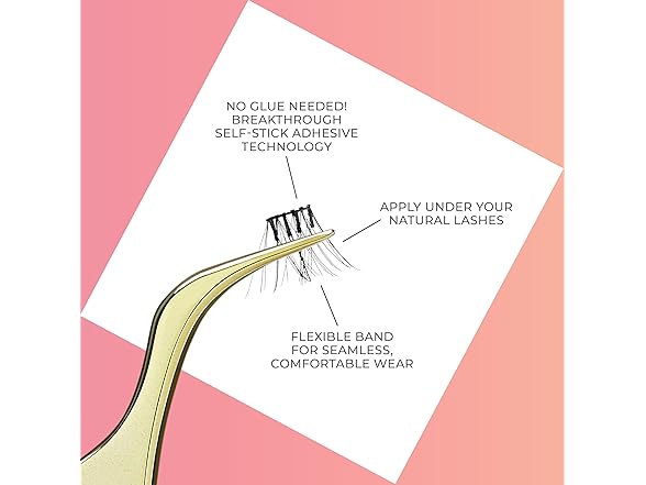 KISS imPRESS Falsies Press On Self Adhesive Eyelash