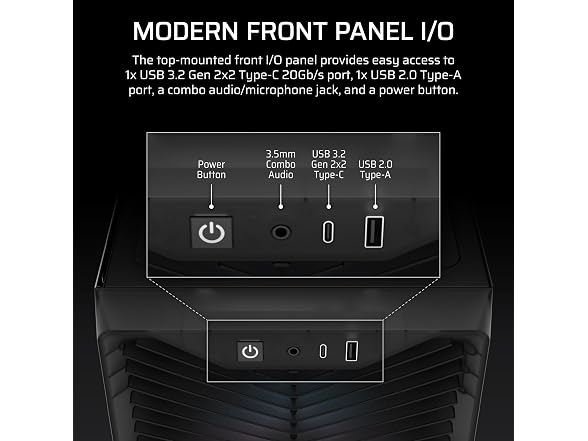 CORSAIR 3200D RS ARGB Mid-Tower PC Case