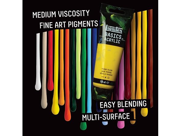Liquitex BASICS Acrylic Paint, 8.5-oz Tube,