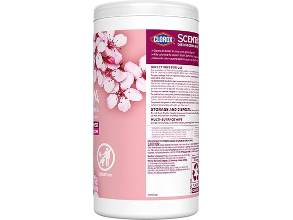 Clorox Scentiva Disinfectant Wipes