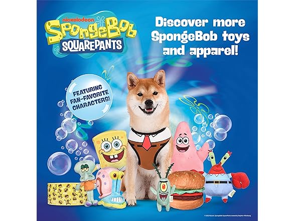6" Holiday SpongeBob SquarePants Dog Toy