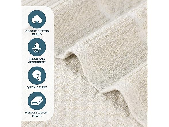 Superior Naples Viscose Cotton Blend Towel Set - Your Choice