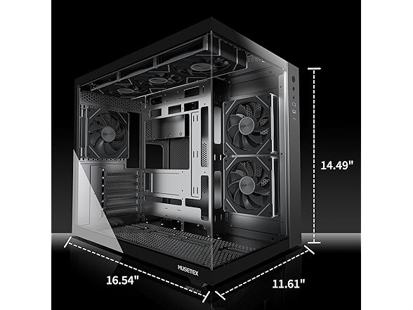 MUSETEX ATX PC Case Mid Tower