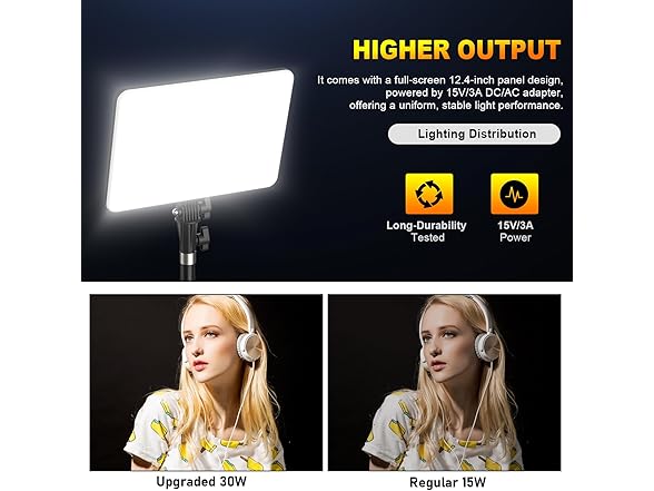 Anautin 30W Upgraded Photography Lighting Kit
