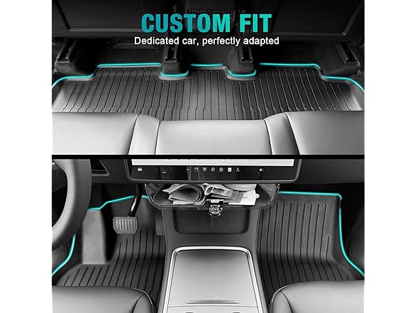 Tesla Model Y Floor Mats 6pc 5-Seat