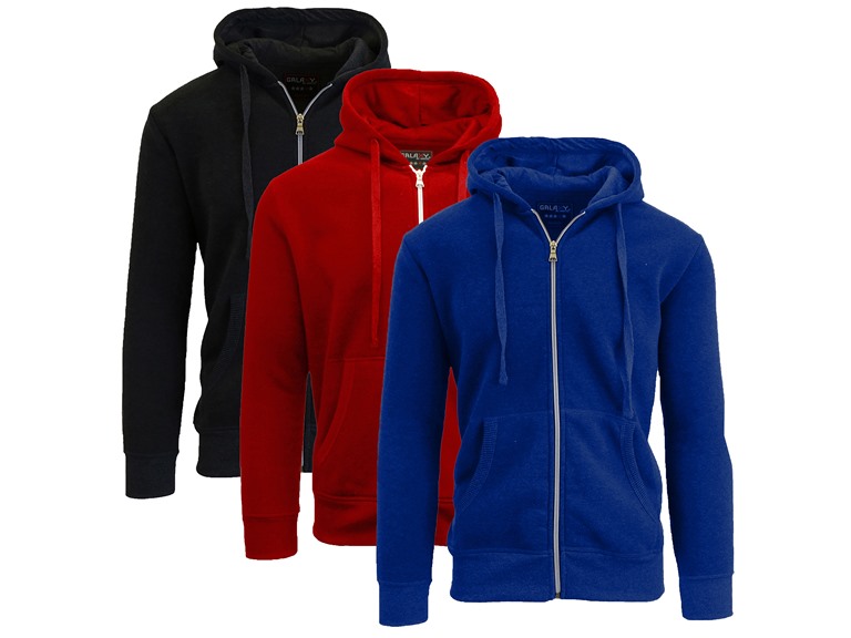 GBH WC-----(Boy's 3PK Hoodie) / CFH-251 / BK-RD-