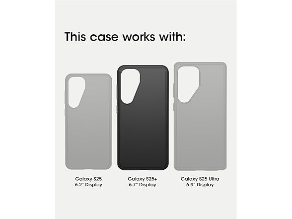 OtterBox Samsung Galaxy S25+ Symmetry Series Case - Stardust Clear/Glitter