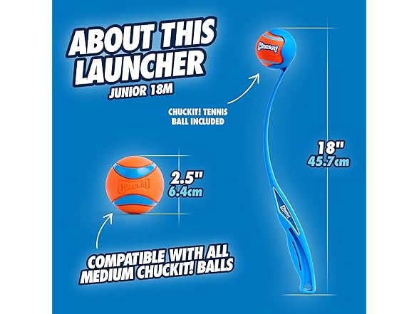 Chuckit! Dog Ball Launcher - Junior 18"