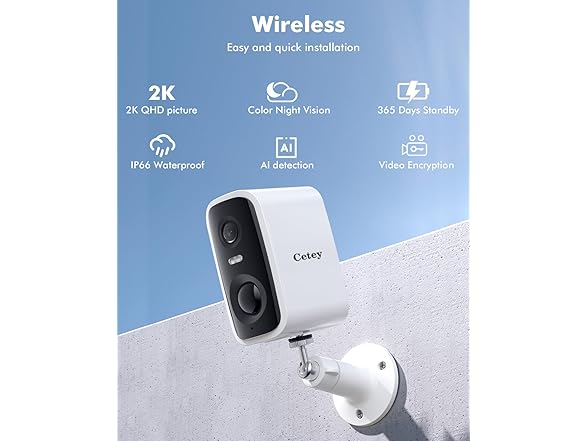 Cetey 2K HD Surveillance Camera