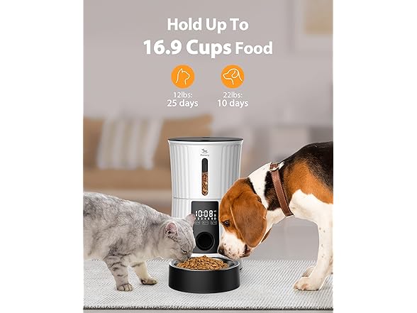 Petory Timed Automatic Cat Feeders - 4L