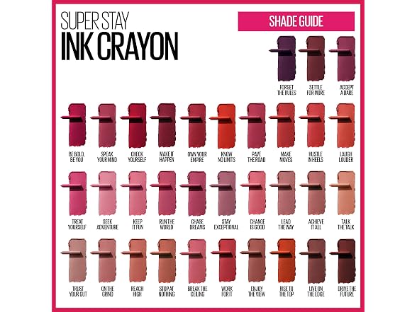 Maybelline Super Stay Ink Crayon Pack of 2