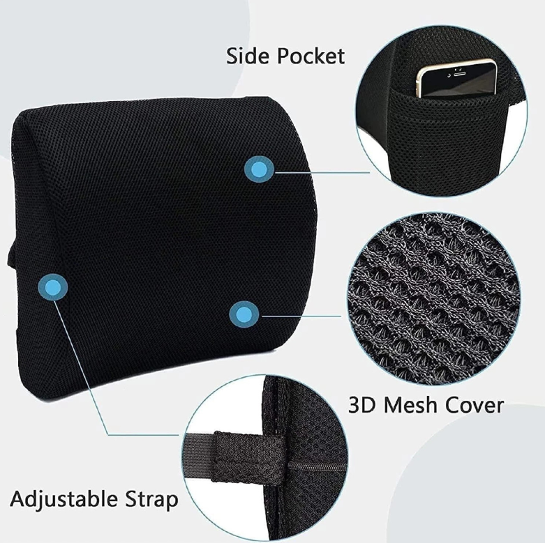 Memory Foam Lumbar Support Pillow - Gallery 11