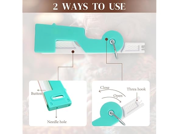 Runsgo Automatic Needle Threader 3Pc