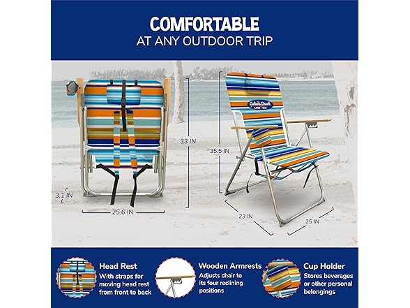 Cabana Beach Folding Beach Chair
