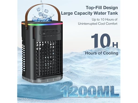 Upgraded 5 IN 1 Small Portable Air Conditioner