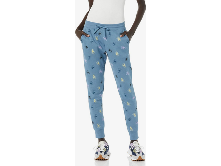 Amazon Essentials Disney | Marvel | Star Wars Women's French Terry Fleece Jogger Sweatpants, Marvel Black Panther, X-Small