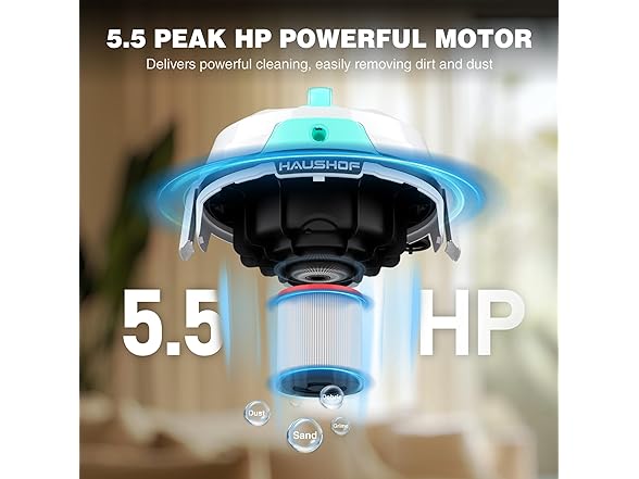 HAUSHOF 4 Gal Wet/Dry Vacuum