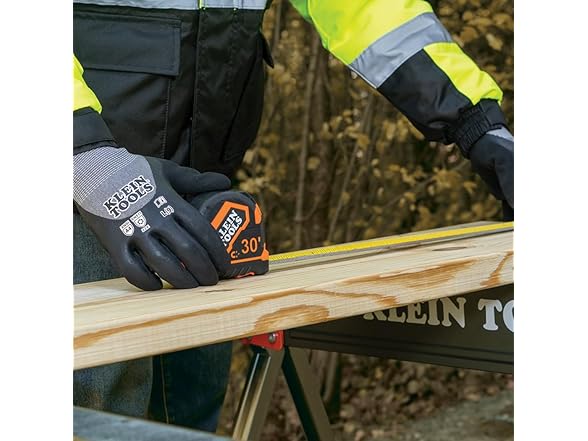 KLEIN TOOLS Klein Tools Winter Work Gloves, Knit Dippe