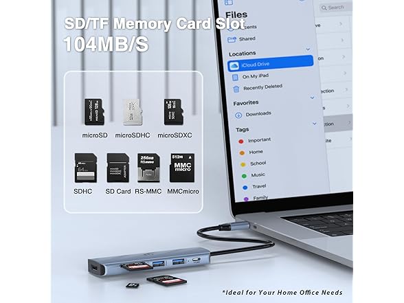 6-in-1 USB Hub with 4K HDMI Output