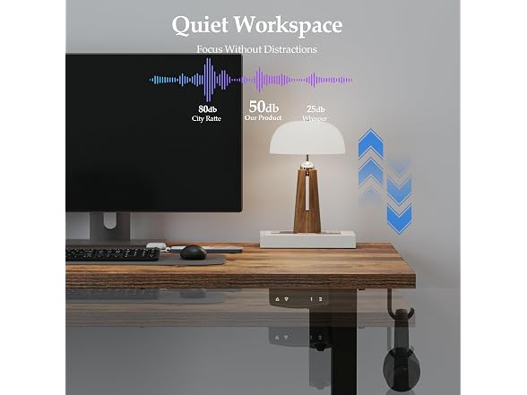 55 Inch Large Electric Standing Desk