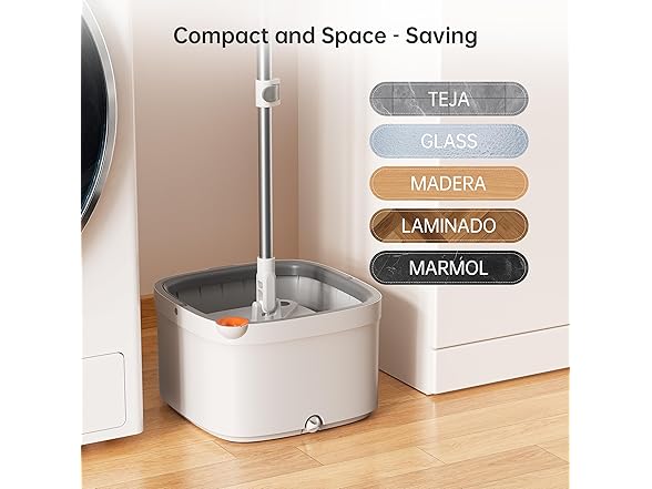 KZKR Spin Mop and Bucket Set- 2 Pad