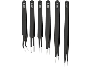 $9.99, Was $19.99, 50% Off! JASTIND 6-Pieces Tweezers dealfomo