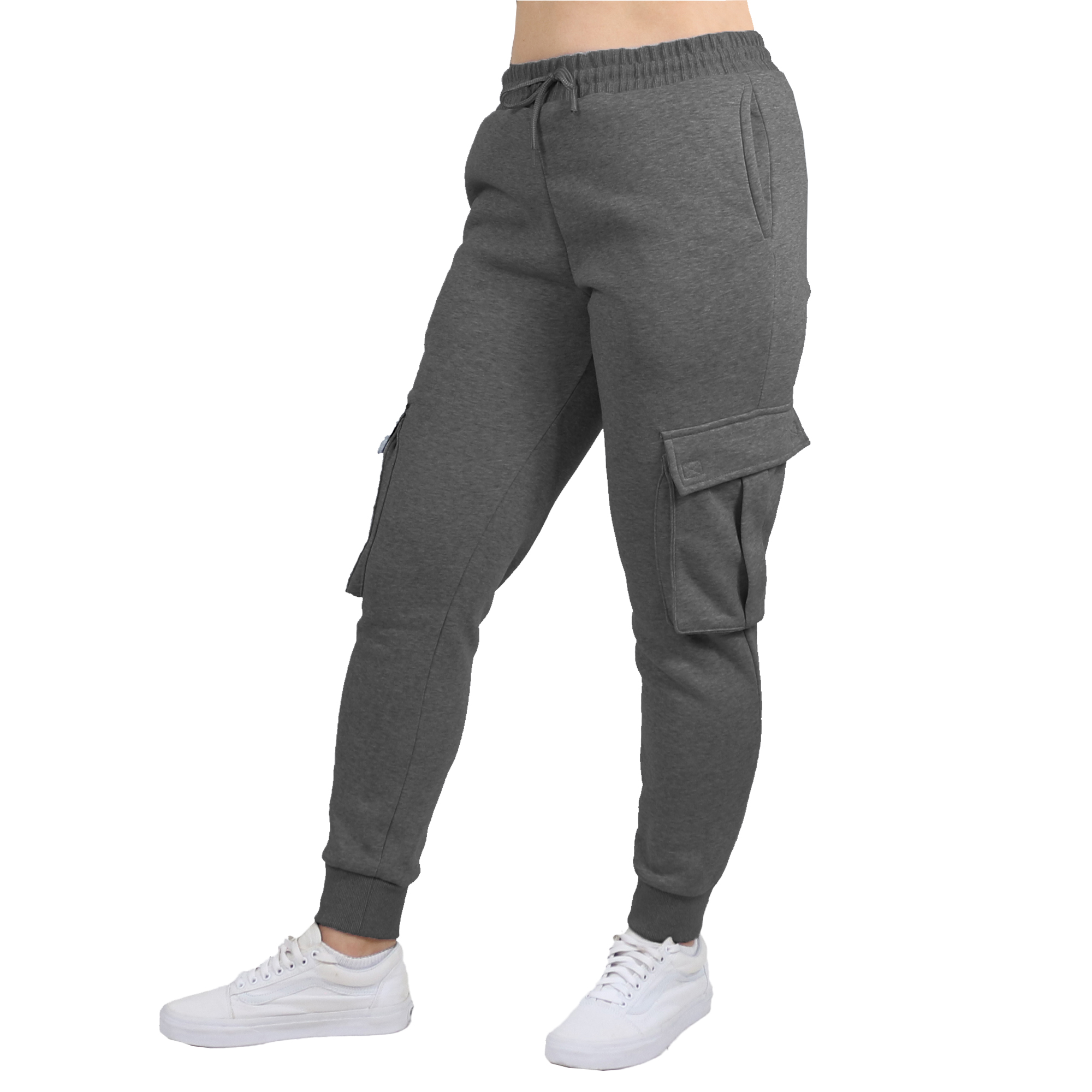 3Pk Asst Womens Loose Fit Cargo Jogger Pants - Gallery 12