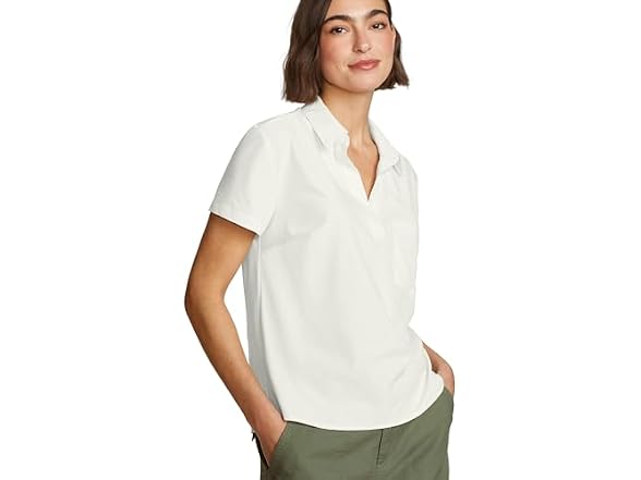 Eddie Bauer Men's (S) WR Departure SS Collar Snow