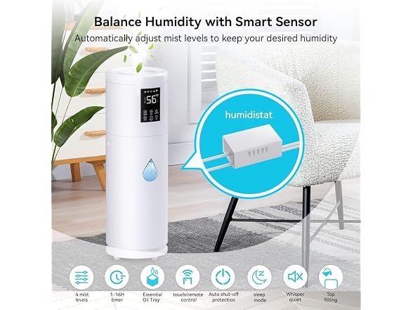 Honovos BC5553260609776 Humidifier 2000sqft
