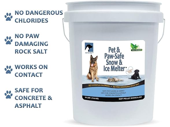 JUST FOR PETS Snow & Ice Melter Safe
