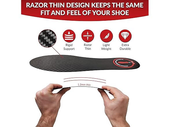 MRTHN Carbon Fiber Insole 1 Pair