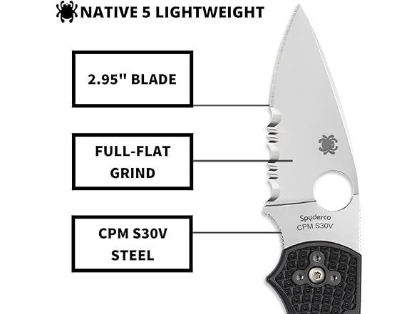 Spyderco Native 5 Pocket Knife