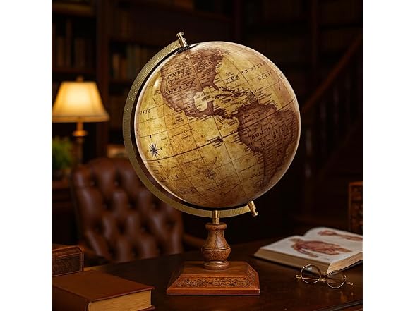 World Globe with Gulf of America