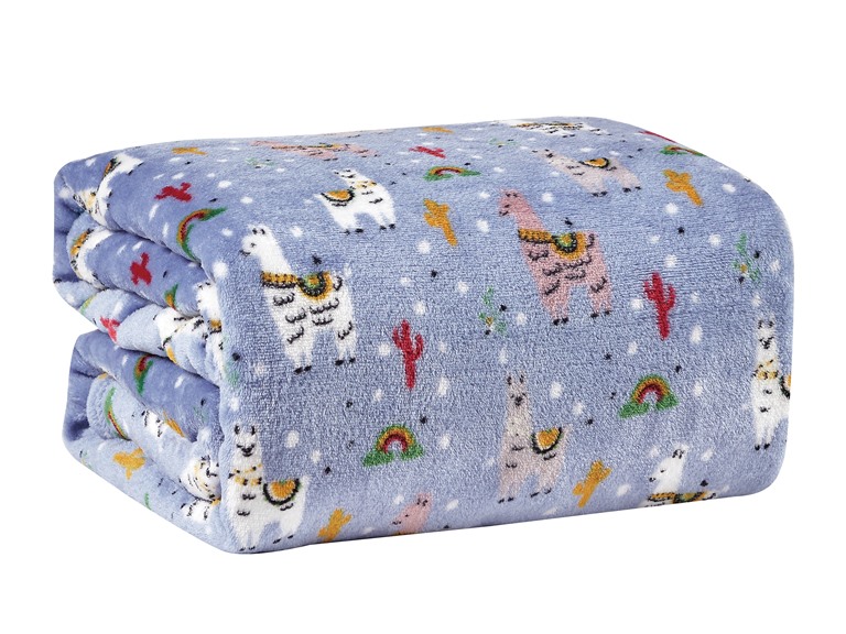 Noble House NH-Llama- 2 Pack 50x60 2Pk Printed Throw