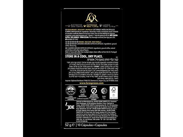 (100ct) L'Or Nespresso Capsules Variety Pack