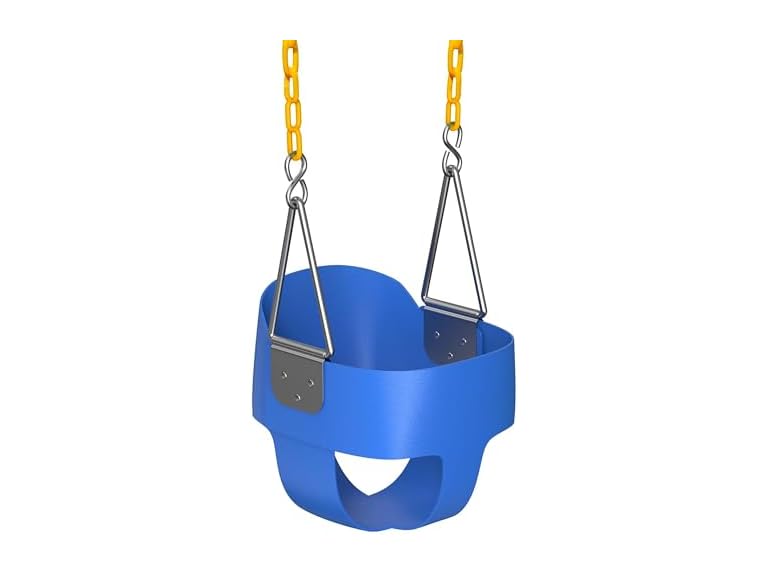 Jungle Gym B091ZFRZ7H Toddler Swing Blue