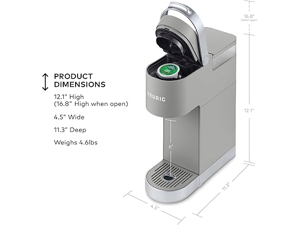 keurig KEURIG K MINI GRAY Keurig K-Mini Gray Grey