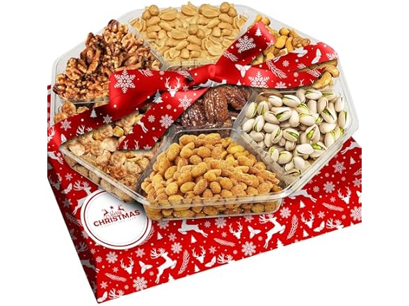 Christmas Nuts Gift Box 7pc