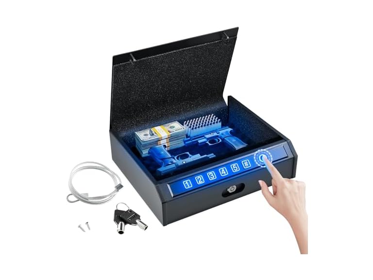 ADIMO BGX-M/D-K1 ADIMO Biometric Handgun Safe Super L