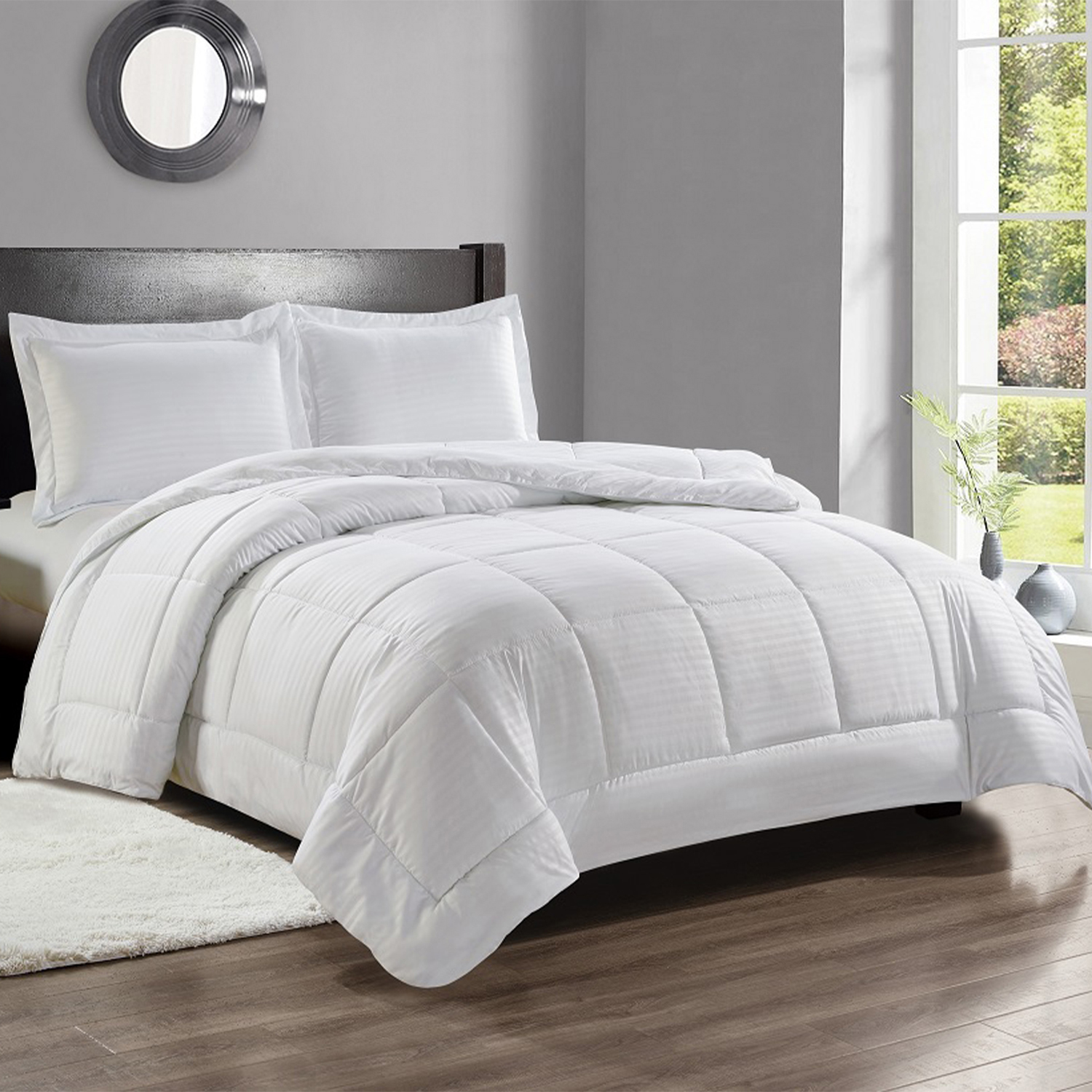 Luxury Home King Size 3-Pc Comforter Set - Gallery 6