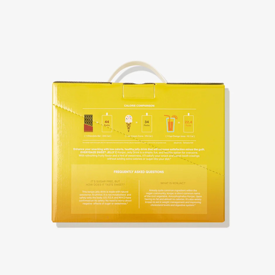 (20ct) EVERYDAZE Sweet Konjac Jelly- Pineapple - Gallery 11