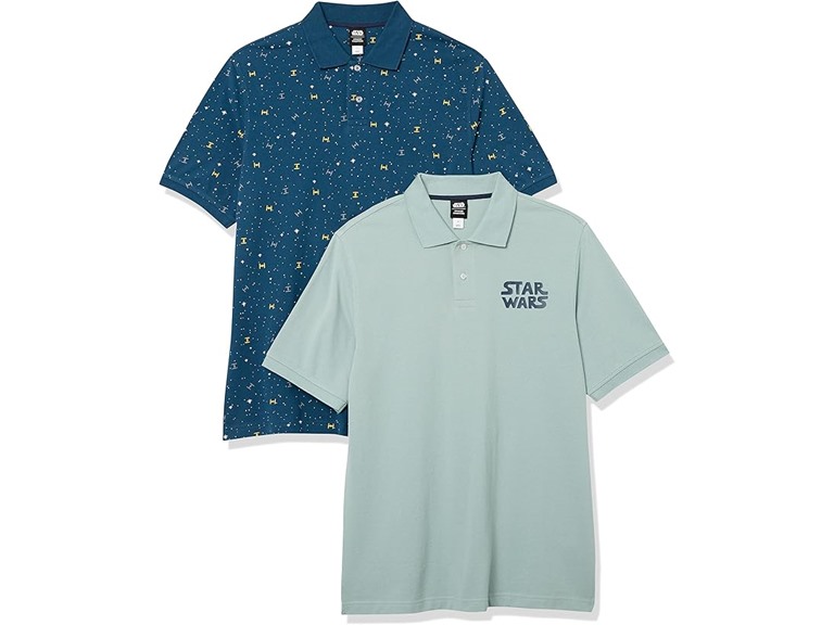 Amazon Essentials Disney Marvel Star Wars Mens Regular Fit Cotton Pique Polo Shirt