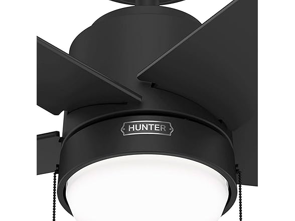 52" Hunter Fan w/Light Kit & Pull Chain