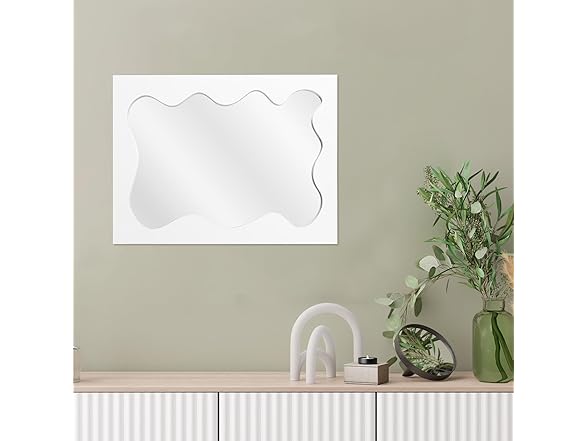 Snazzify Modern Wavy Irregular Mirror