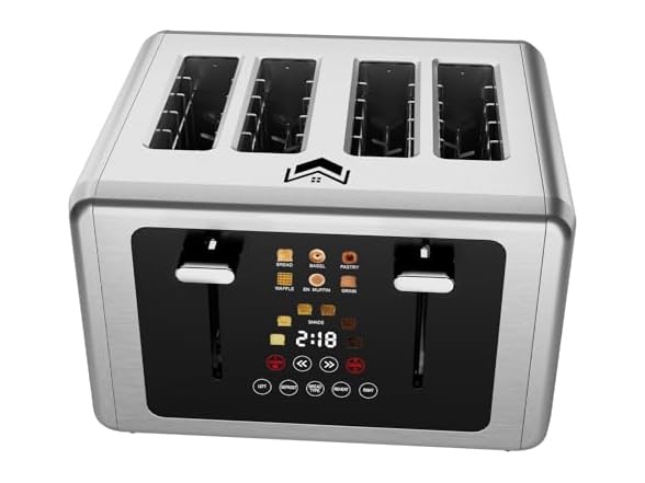 WUNLY 4 Slice Toaster Touchscreen