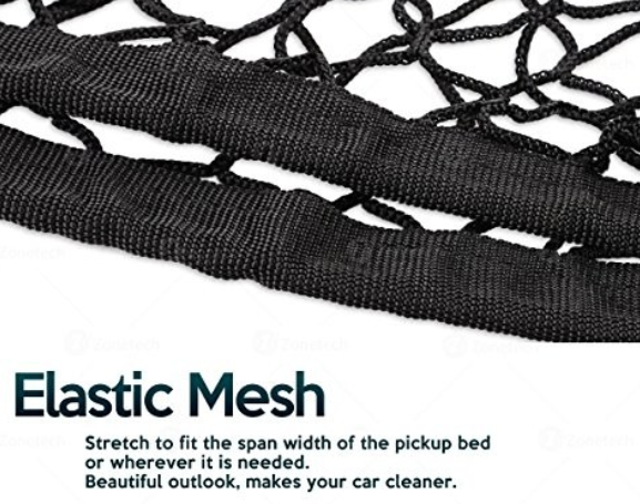 Zone Tech NE0004 Vehicle Trunk Mesh Cargo Net - Gallery 10
